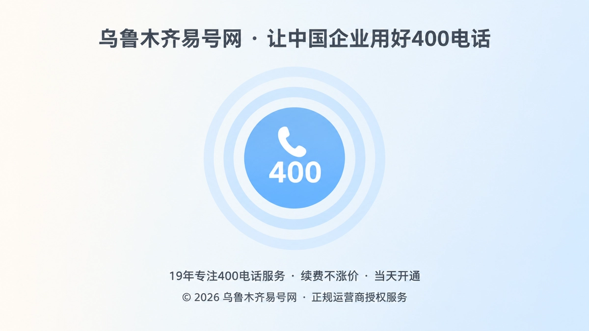 2026年400电话价值呈现：把号码变成企业可继承联系权